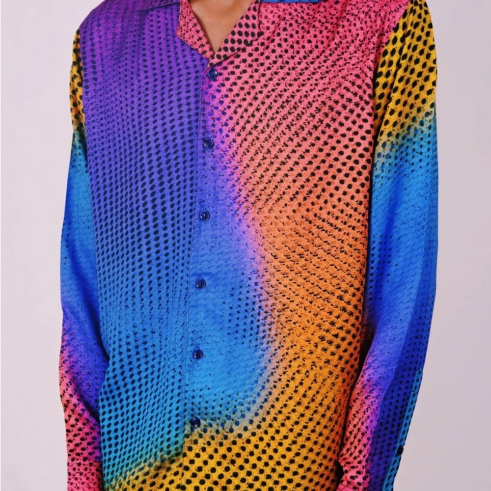 Perte d’ego Retro Trip Camp Shirt (Size XL / Extra Large)